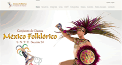 Desktop Screenshot of danzamexicofolklorico.com
